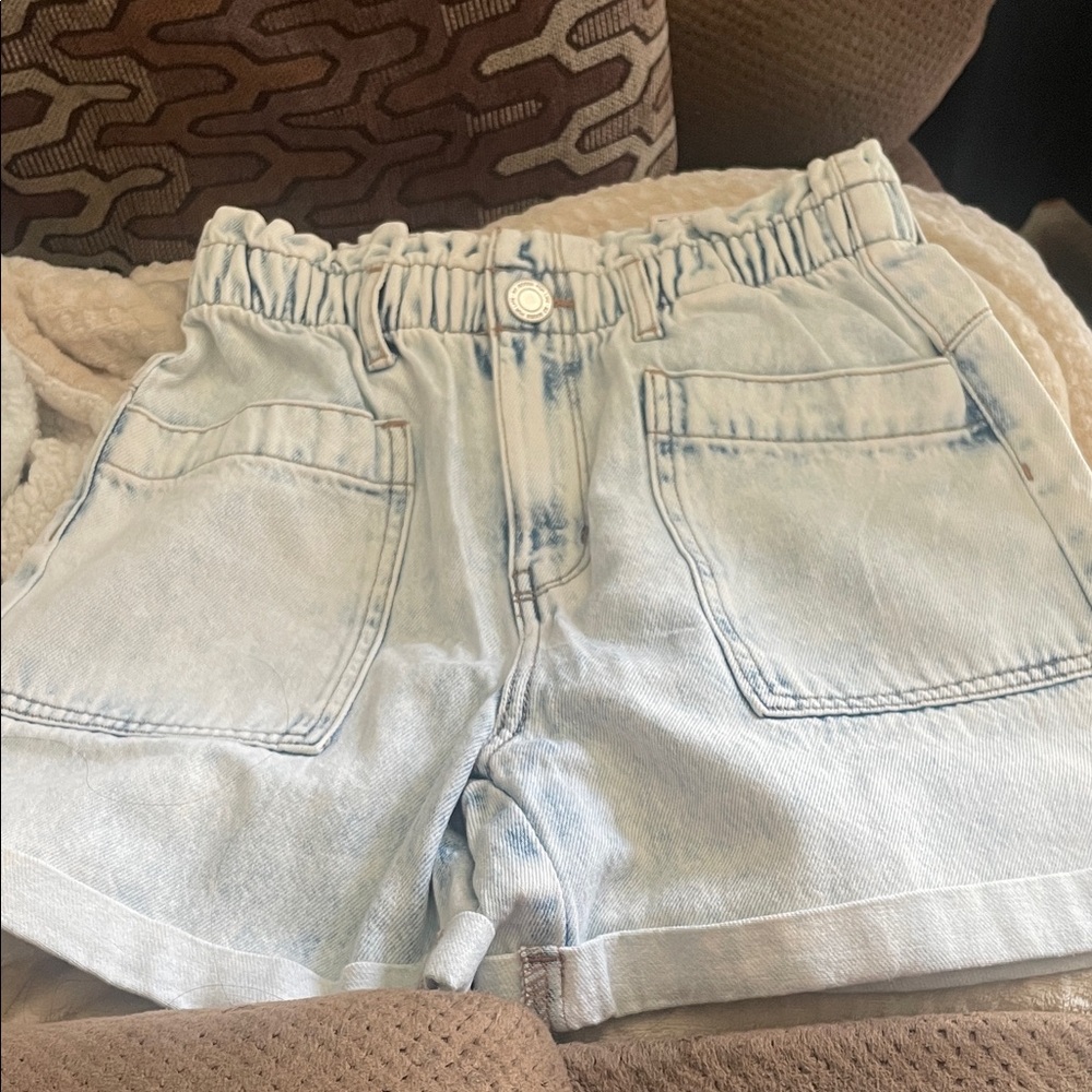 Girls size 12 denim shorts